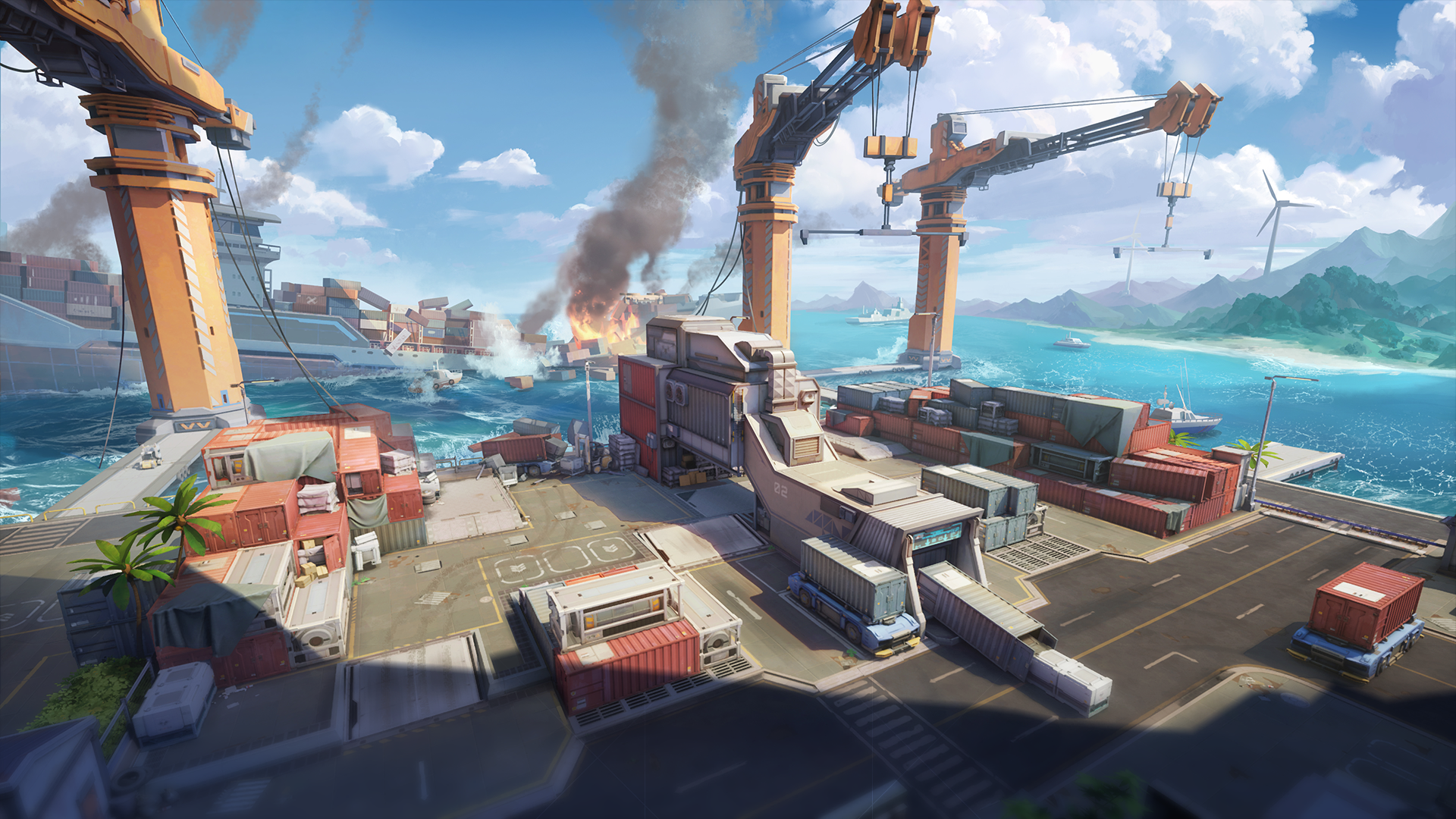 Port Euler banner